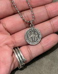 CHROME HEARTS ANGEL MEDALLION NECKLACE ‘SILVER’