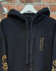 CHROME HEARTS BROWN F*CK YOU SCRIPT HOODIE ‘BLACK’