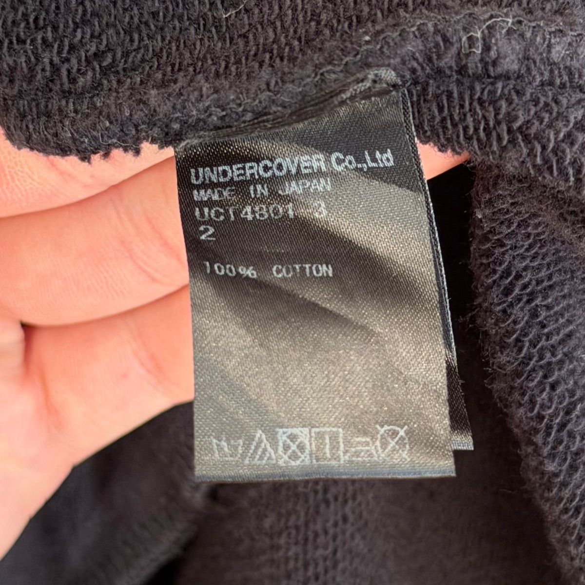 UNDERCOVER AW17 "BRAINWASHED GENERATION" H.C.S. OVERSIZED CREWNECK ‘BLACK’