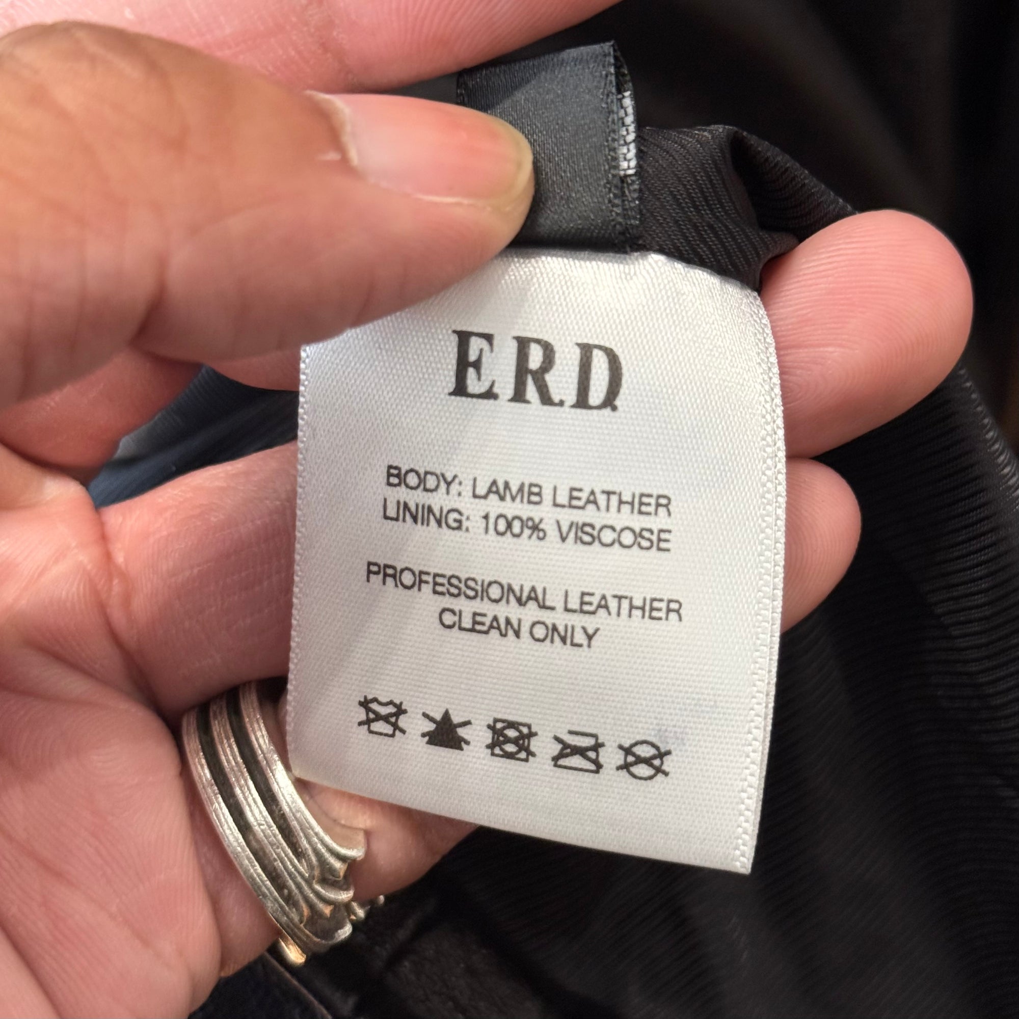ENFANTS RICHES DEPRIMES SS25 WESTERN LEATHER JACKET ‘BLACK’