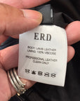 ENFANTS RICHES DEPRIMES SS25 WESTERN LEATHER JACKET ‘BLACK’