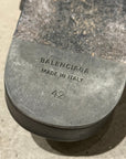 BALENCIAGA CALFSKIN LEATHER COSY BB MULES ‘BLACK’