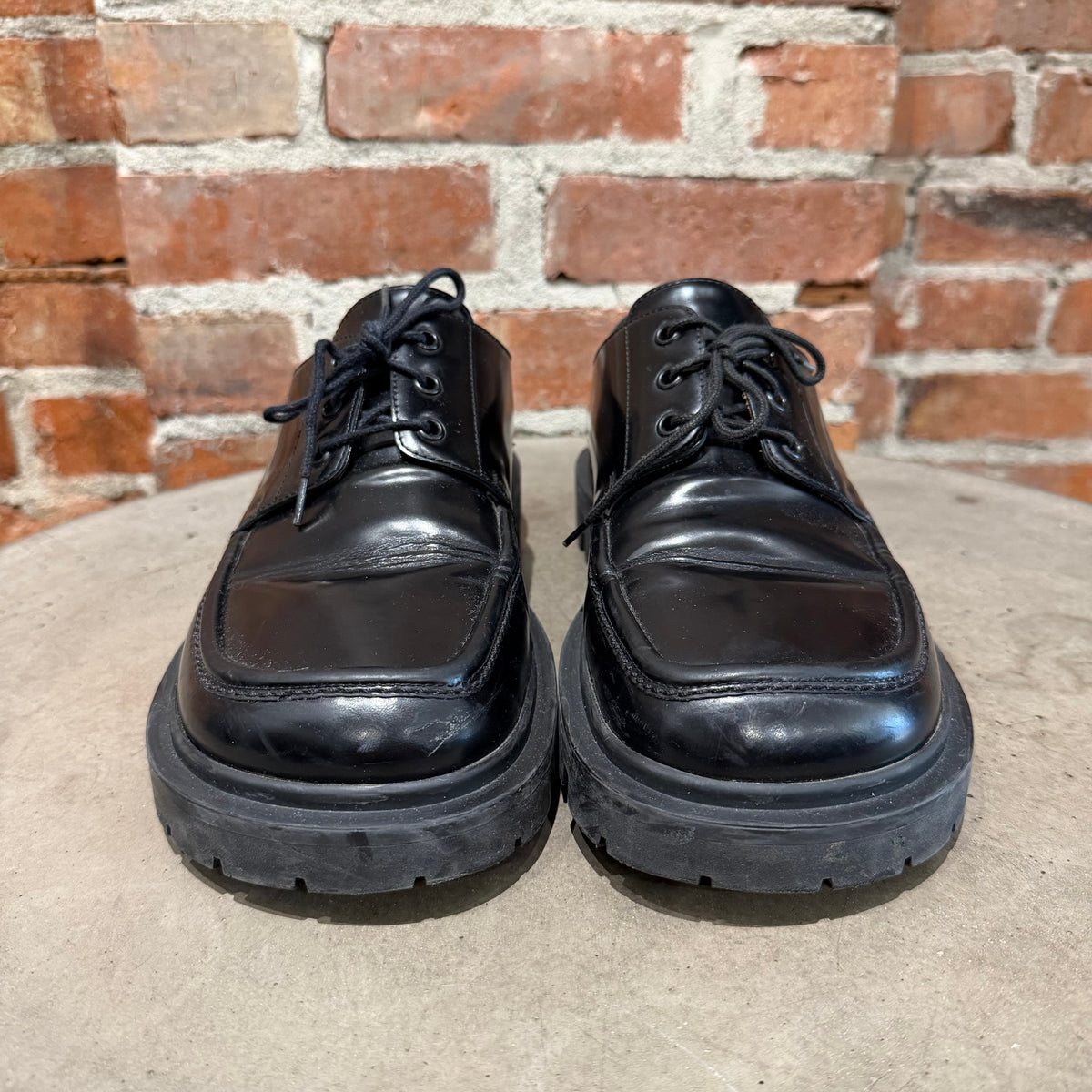 MASION MARGIELA LUG SOLE IVY DERBY ‘BLACK’