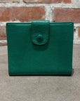 CHANEL CAVIAR LEATHER TRIFOLD WALLET ‘FOREST’