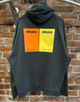 RAF SIMONS AW18 DRUGS HOODIE ‘DARK GRAY’