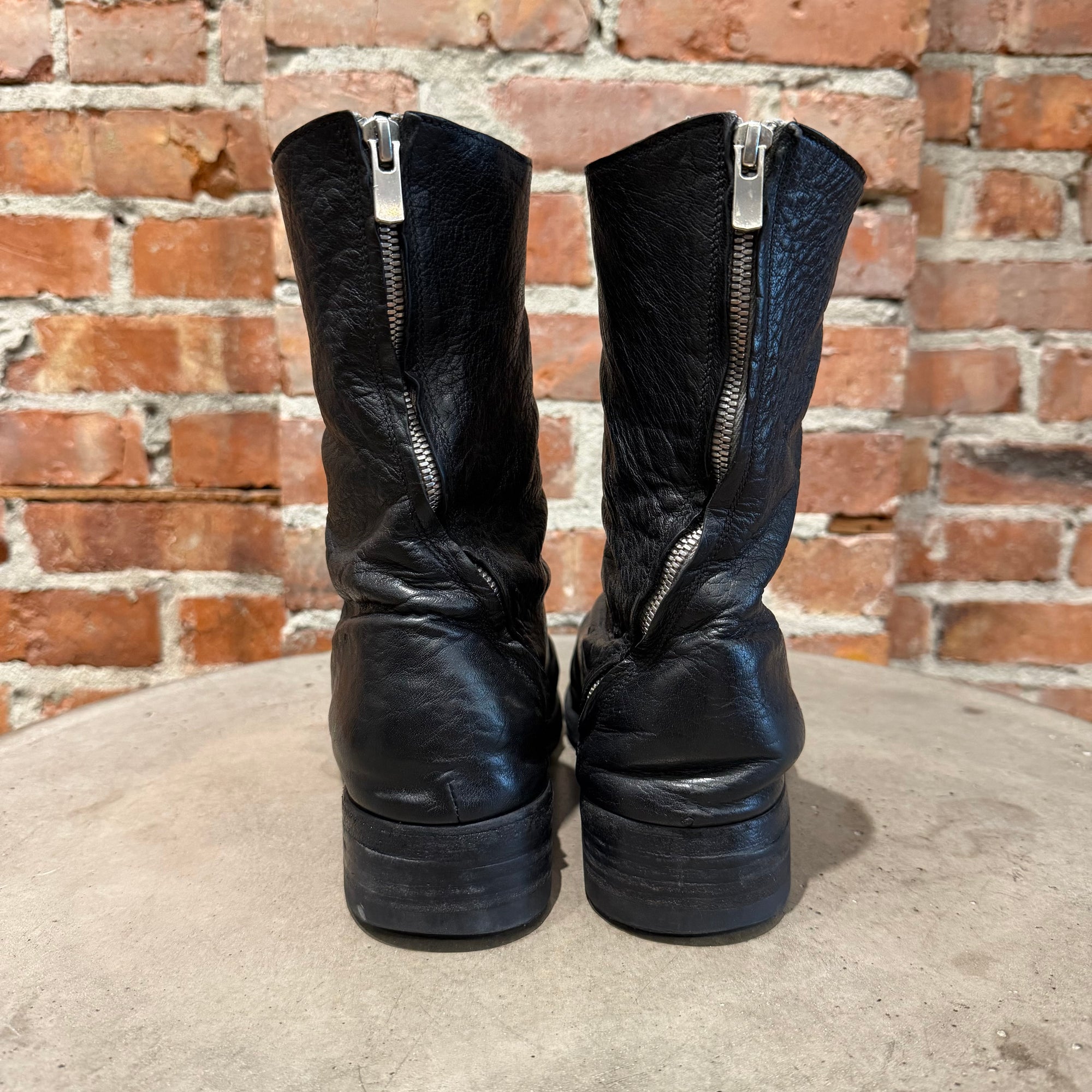 A1923 TORNADO LEATHER BOOTS ‘BLACK’