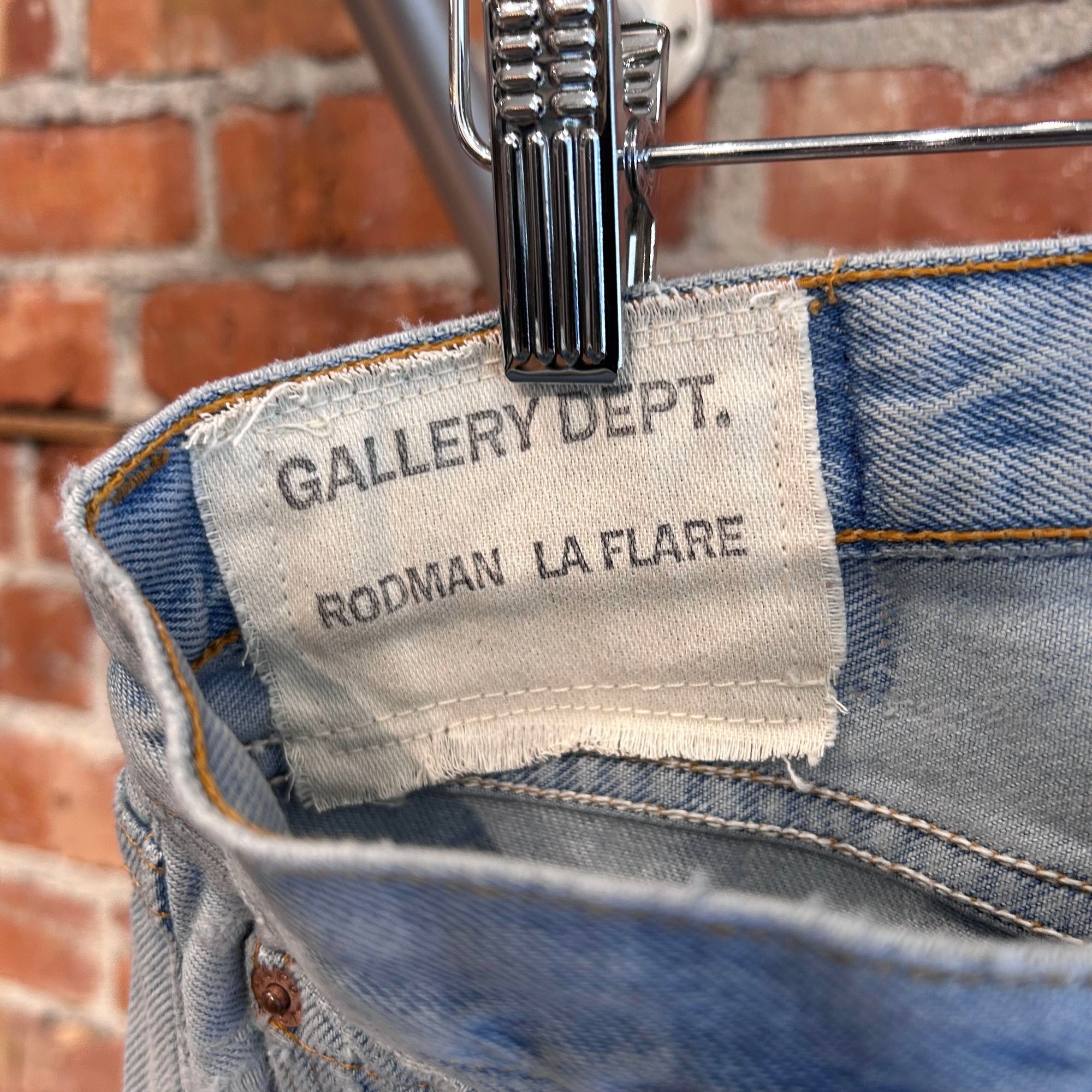 GALLERY DEPT. STUDDED LA FLARE DENIM ‘VINTAGE BLUE’