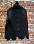 LE GRAN BLUE CARDIGAN SHAWL ‘BLACK’