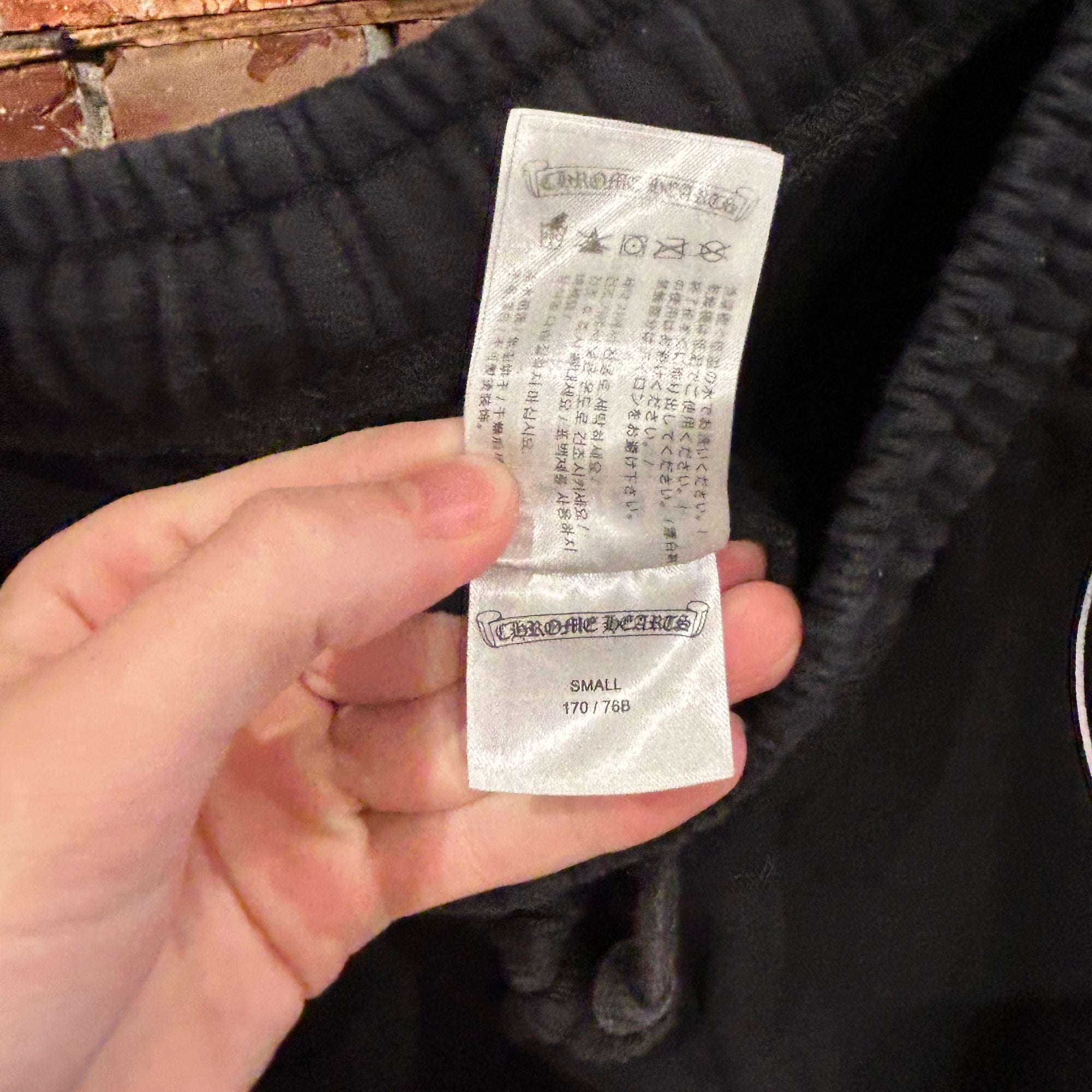 CHROME HEARTS SCRIPT LOGO SWEATPANTS ‘BLACK’