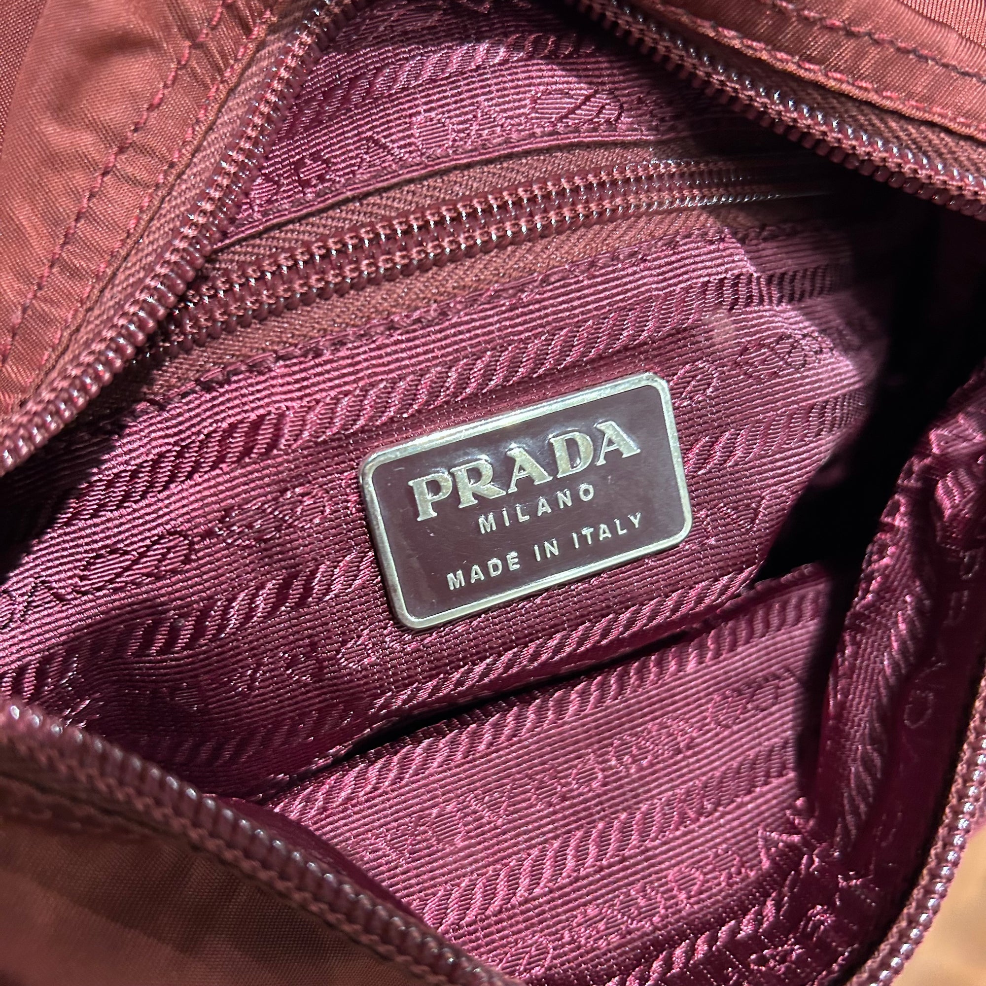 PRADA TESSUTO NYLON MESSENGER BAG ‘RED’