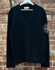 STONE ISLAND KNIT CARDIGAN ‘BLACK’
