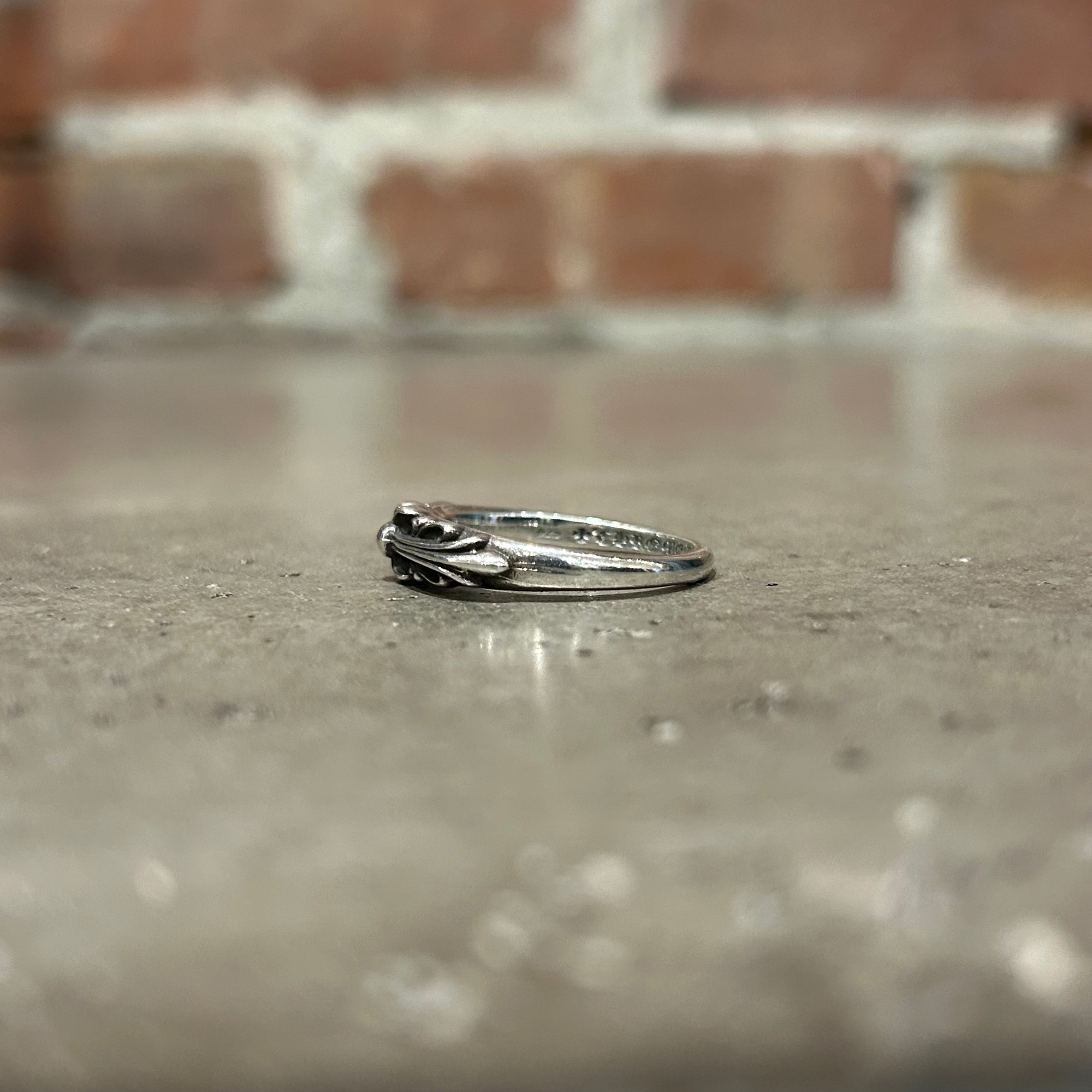 CHROME HEARTS BABY FLORAL RING 'SILVER'