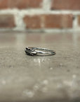 CHROME HEARTS BABY FLORAL RING 'SILVER'