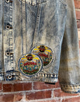 WHO DECIDES WAR SPHERE DENIM JACKET ‘ACID’