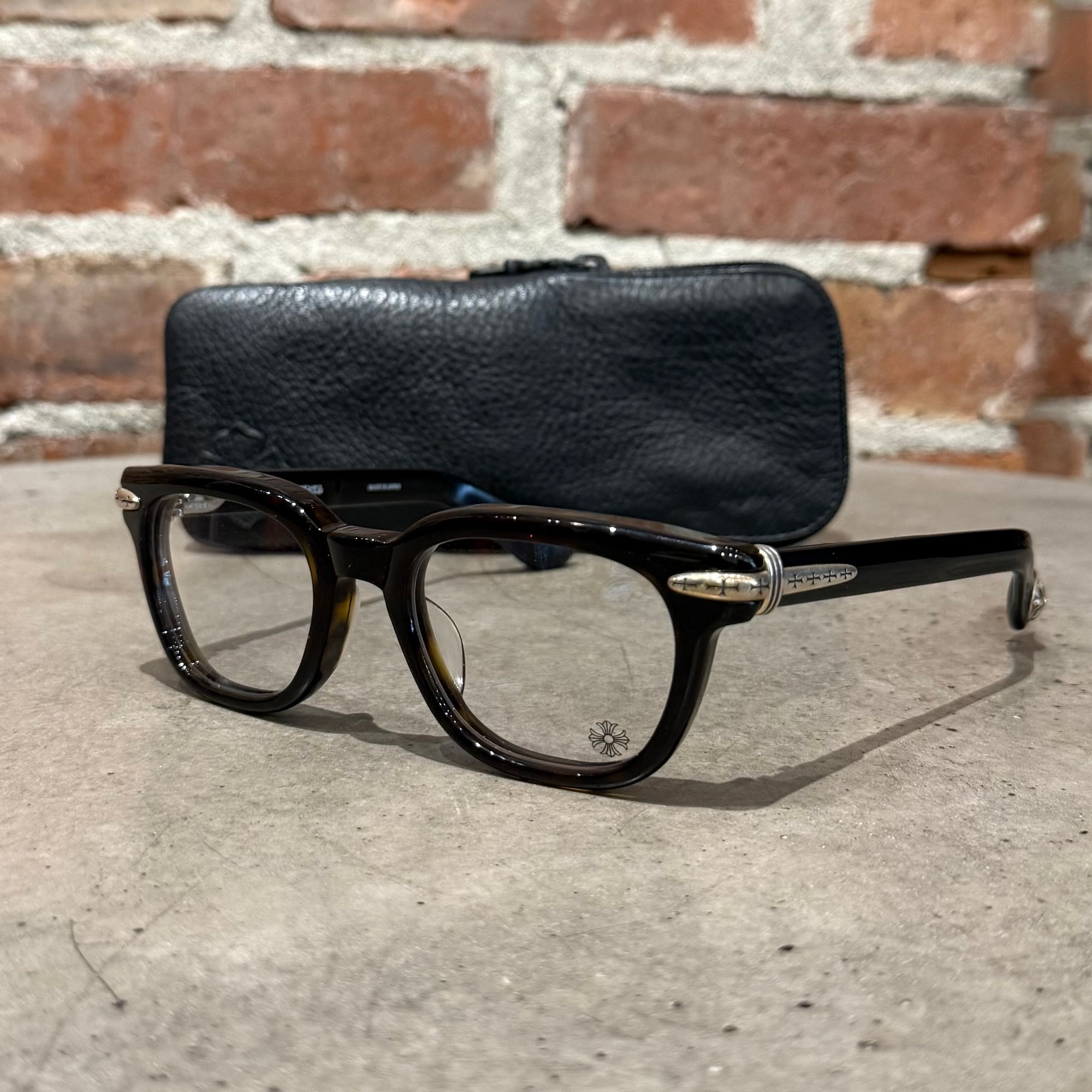 CHROME HEARTS DRIPPIN GLASSES ‘BLACK’