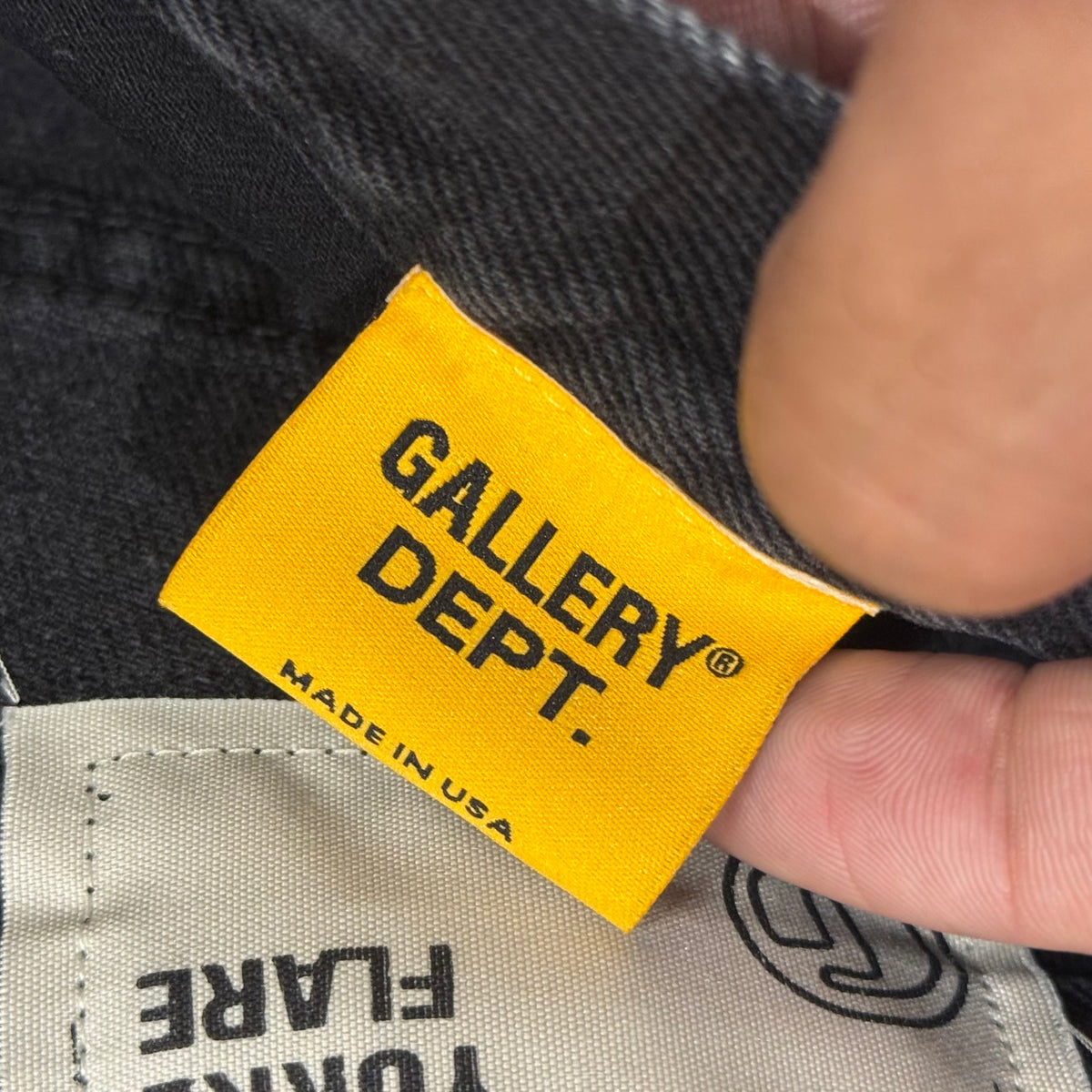 GALLERY DEPT. YORKE FLARE DENIM ‘BLACK’