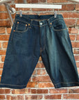 EVISU SUNFADED SKATE SHORTS 'VINTAGE BLUE'