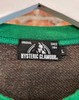 HYSTERIC GLAMOUR KILLER RINGER TEE 'BLACK/GREEN'
