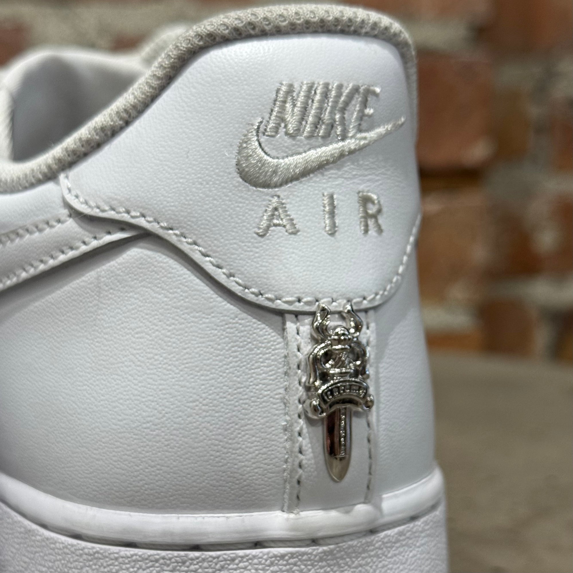 CHROME HEARTS AIR FORCE 1 LOW SNEAKERS ‘WHITE’