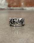 CHROME HEARTS LARGE SPELLOUT RING ‘SILVER’
