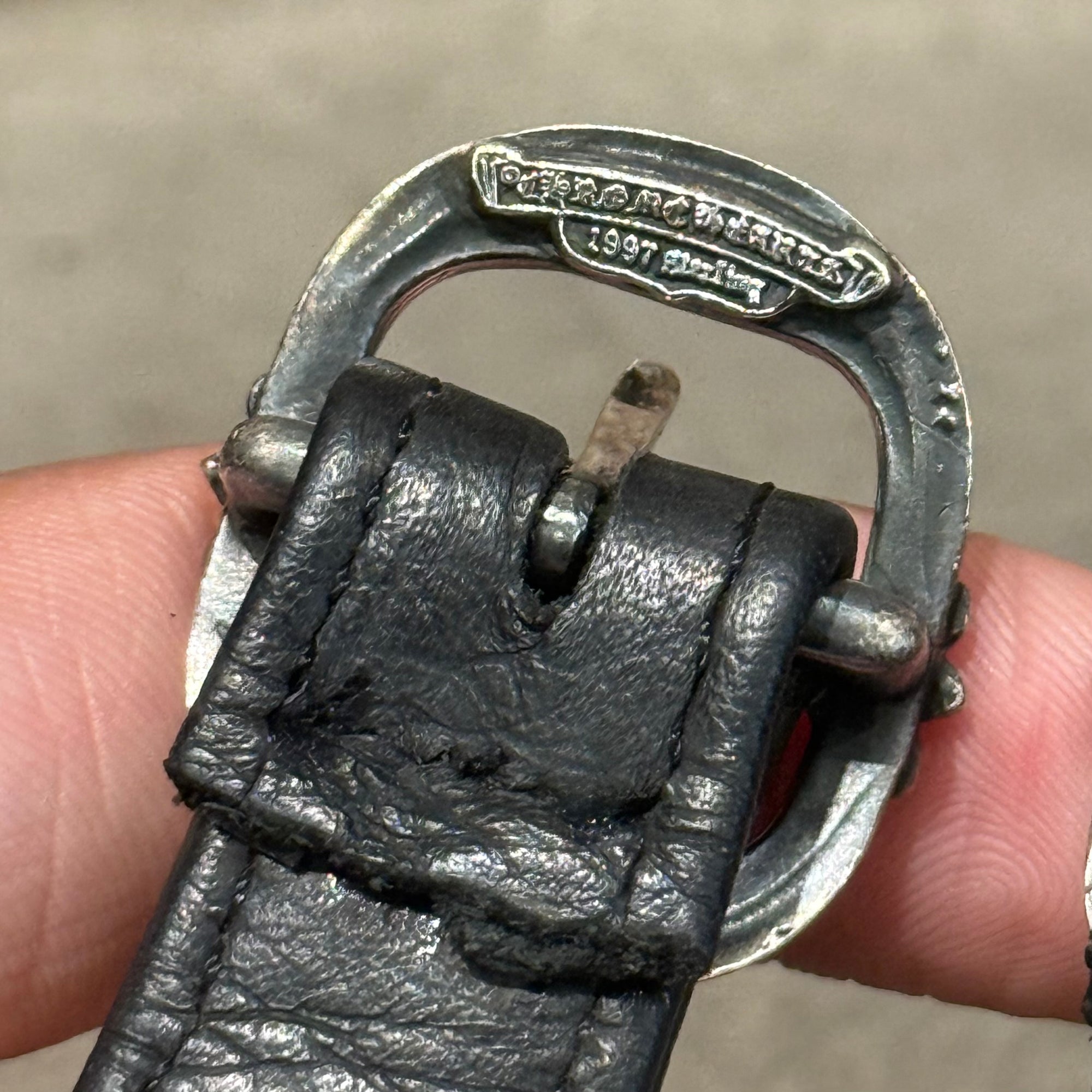 CHROME HEARTS DOUBLE GUNSLINGER WRIST BRACE ‘BLACK’