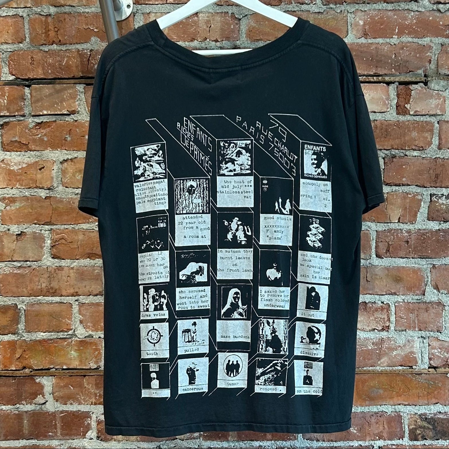 ENFANTS RICHES DEPRIMES SS25 PARIS TEE ‘BLACK’