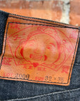 EVISU LOT 2000 CHAIN STITCH GULL DENIM ‘BLACK’