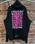 CHROME HEARTS DAGGER VINE EYE CHART ZIP HOODIE ‘BLACK’