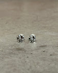 CHROME HEARTS FLEUR STUD EARRINGS