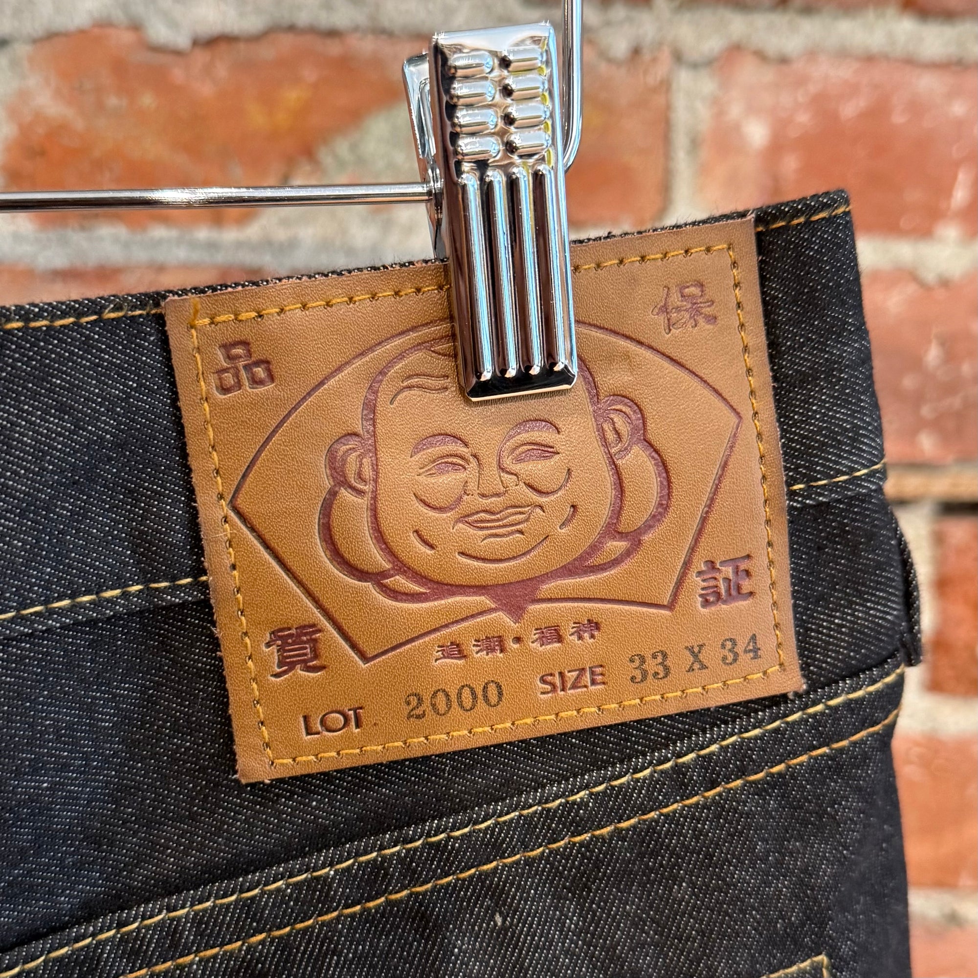 EVISU DAICOCK DENIM SHORTS ‘INDIGO’