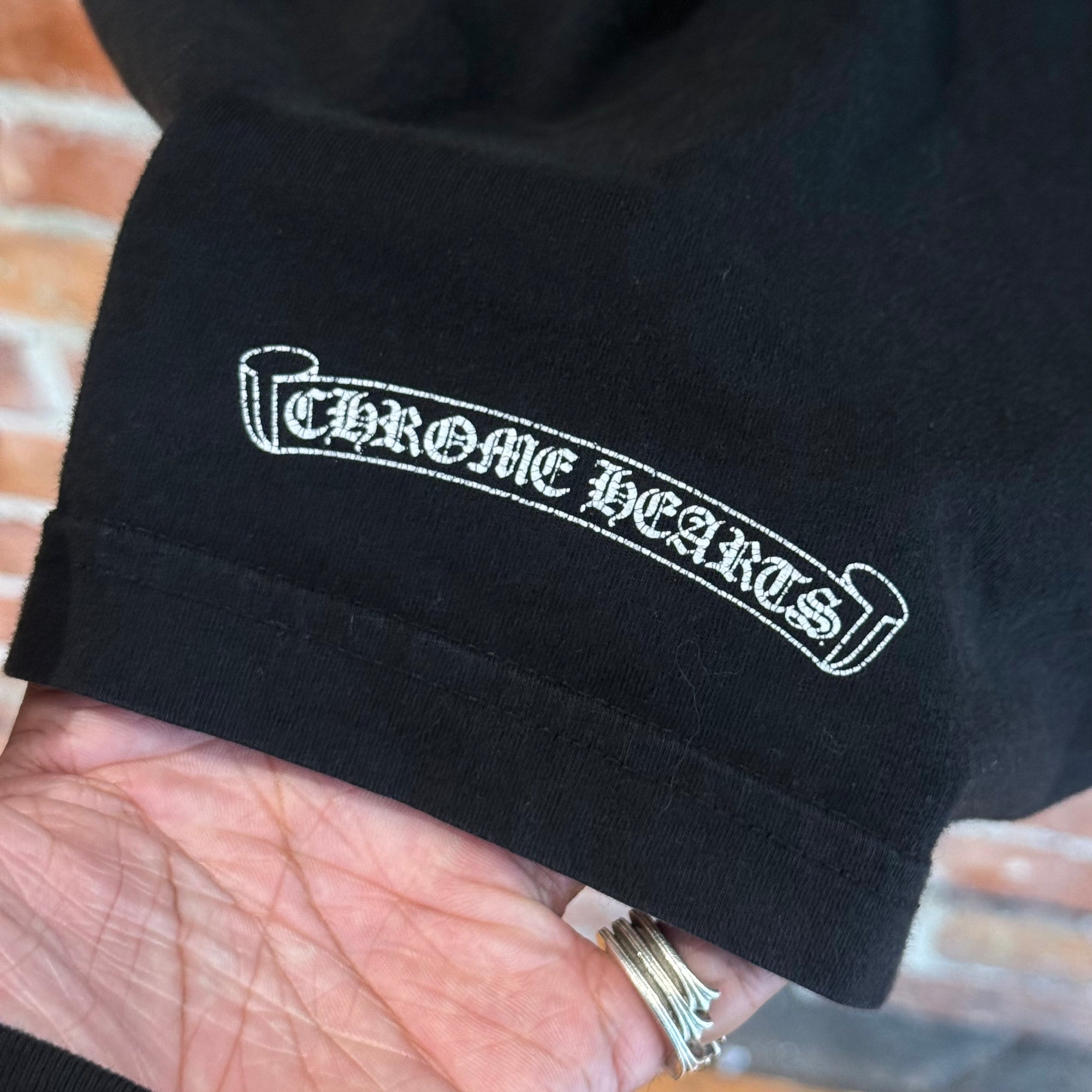 CHROME HEARTS VINE DAGGER POCKET TEE ‘BLACK’