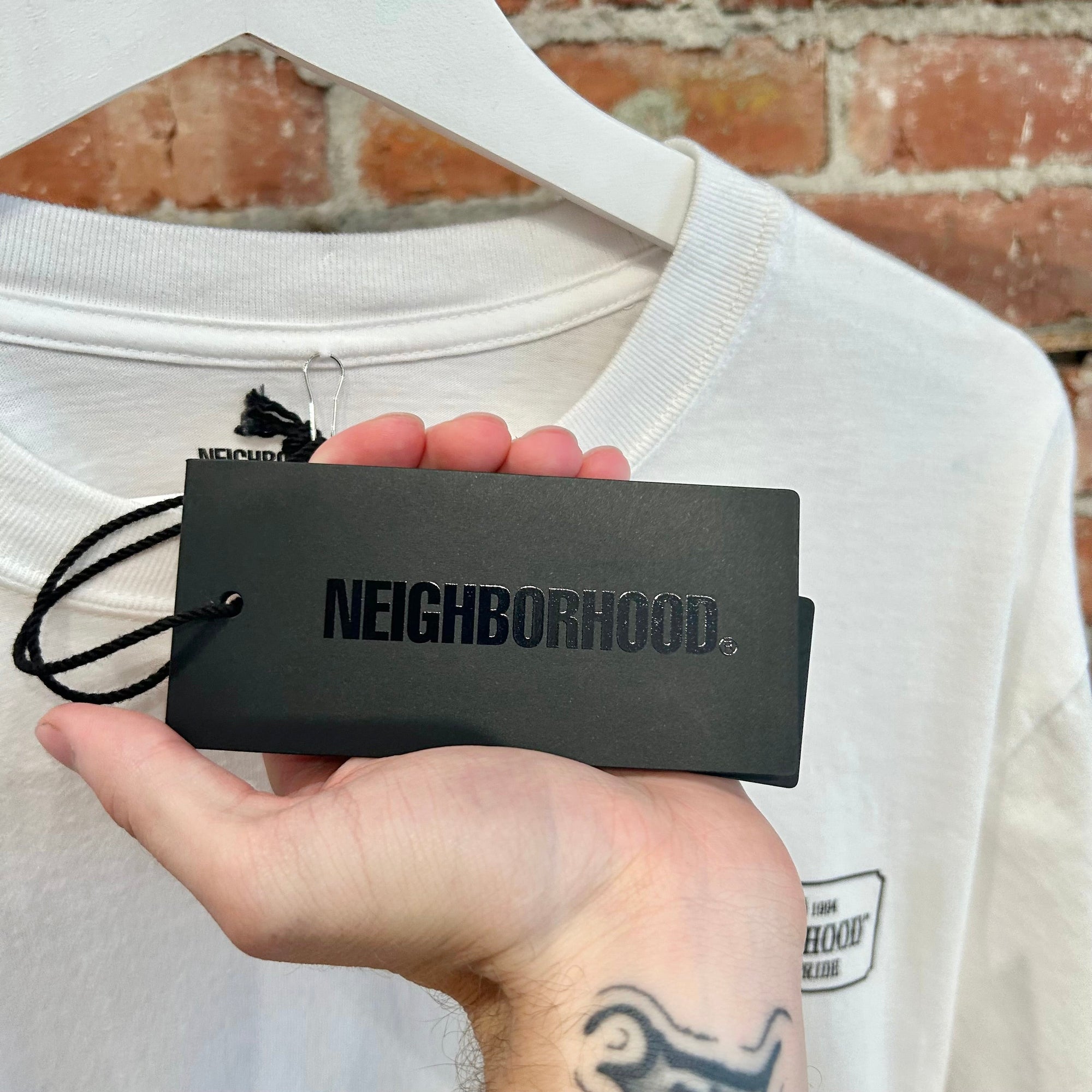 NEIGHBORHOOD TOKYO BOX LOGO 1994 LONG SLEEVE ‘WHITE’