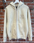 STUSSY X WALES BONNER S-LOGO ZIP HOODIE ‘CREAM’
