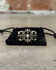 CHROME HEARTS DOUBLE FLORAL RING ‘SILVER’