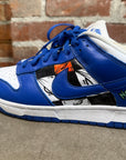 CHROME HEARTS MATTY BOY NIKE DUNK LOW SNEAKERS ‘WHITE/BLUE’