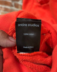 ENTIRE STUDIOS FIRST COLLECTION ZIP HOODIE ‘ORANGE’