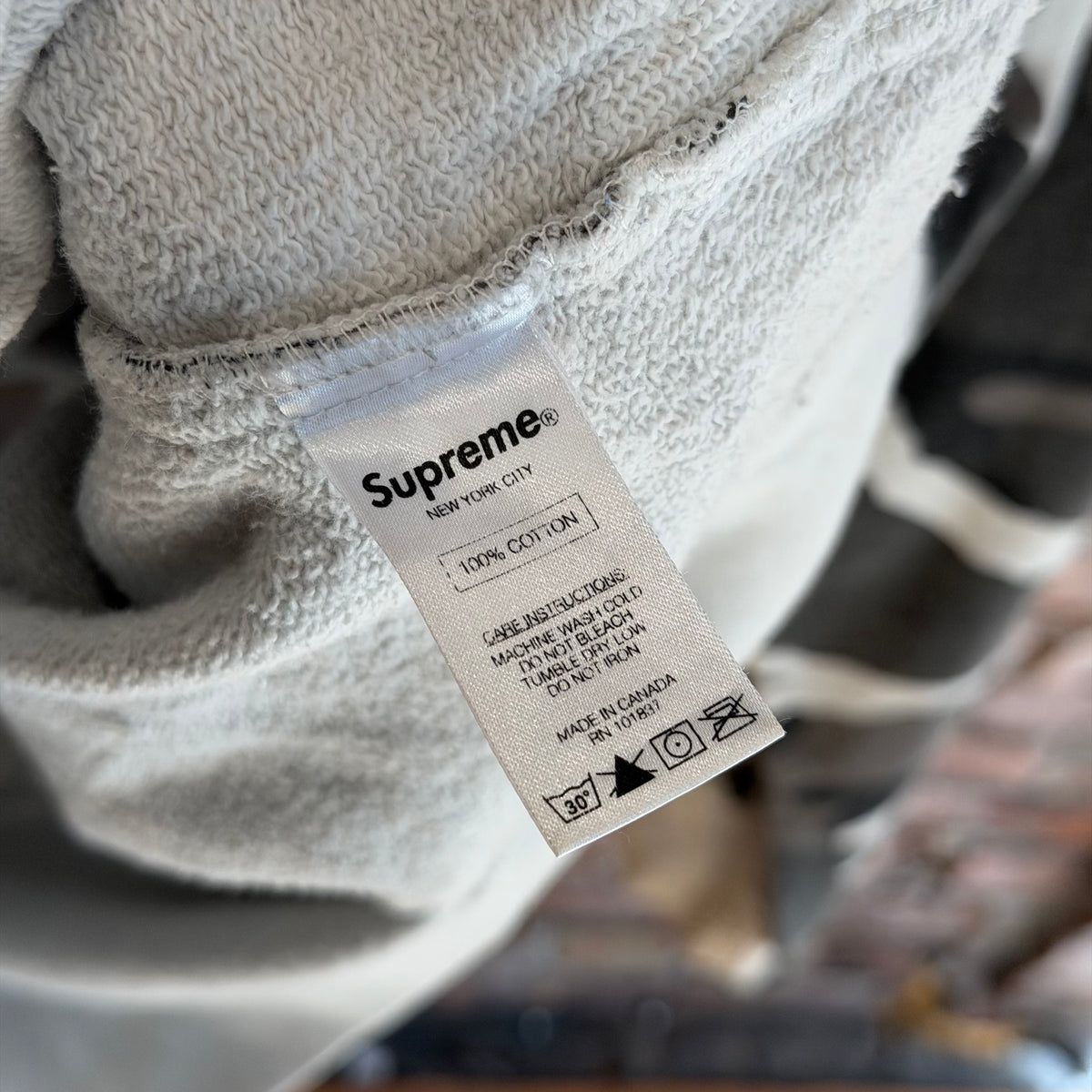 SUPREME FW14 INTERNATIONAL FLAGS HOODIE ‘SNOW CAMO’