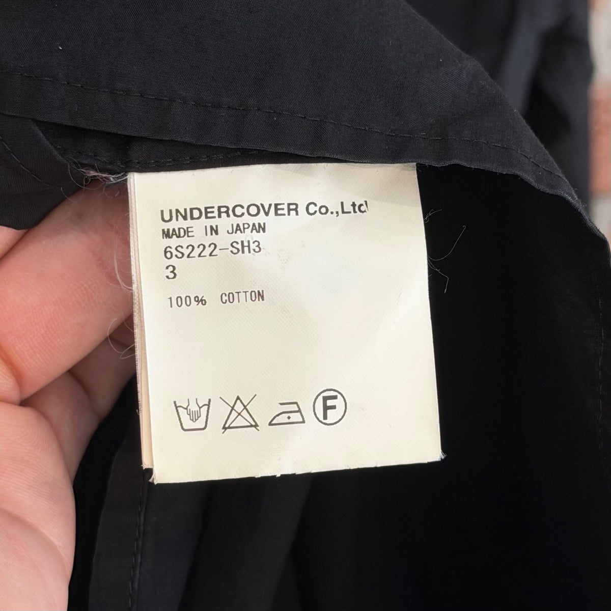 UNDERCOVER SS06 "T" MILITARY ZIP SHIRT JACKET ‘BLACK’