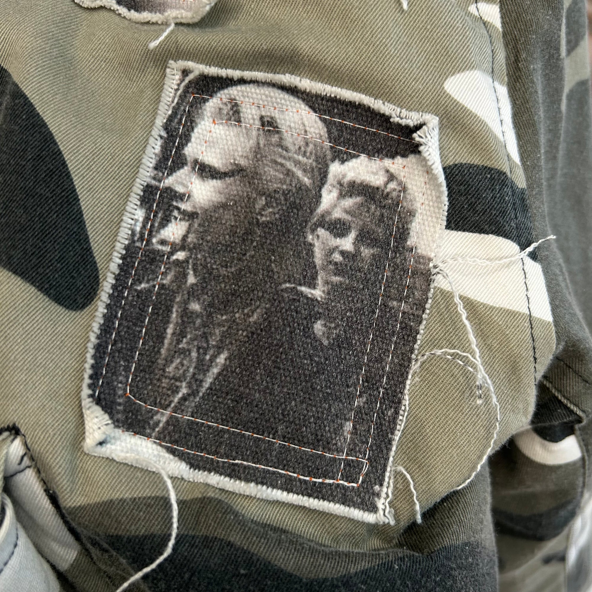 RAF SIMONS BOOTLEG PUNK ICON RIOT BOMBER JACKET ‘SNOW CAMO’