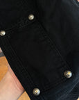 THUG CLUB AW24 STUDDED CARPENTER PANTS ‘BLACK’