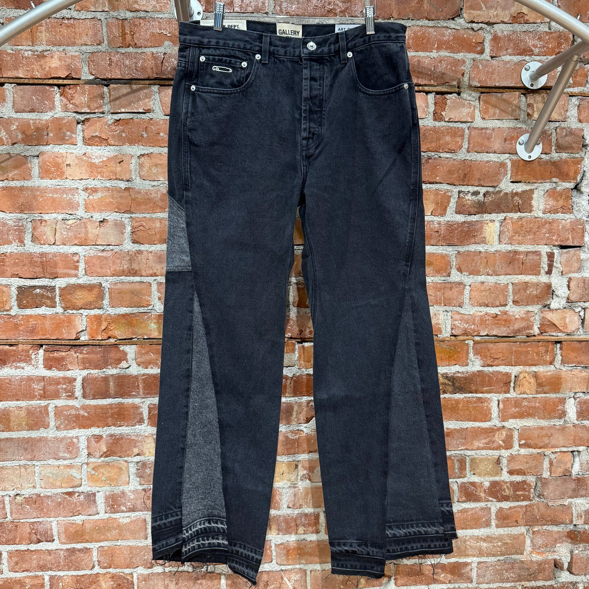 GALLERY DEPT. TWISTED WIDE LEG DENIM ‘BLACK’