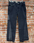 GALLERY DEPT. TWISTED WIDE LEG DENIM ‘BLACK’