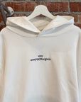 MAISON MARGIELA REVERSED LOGO HOODIE ‘WHITE’