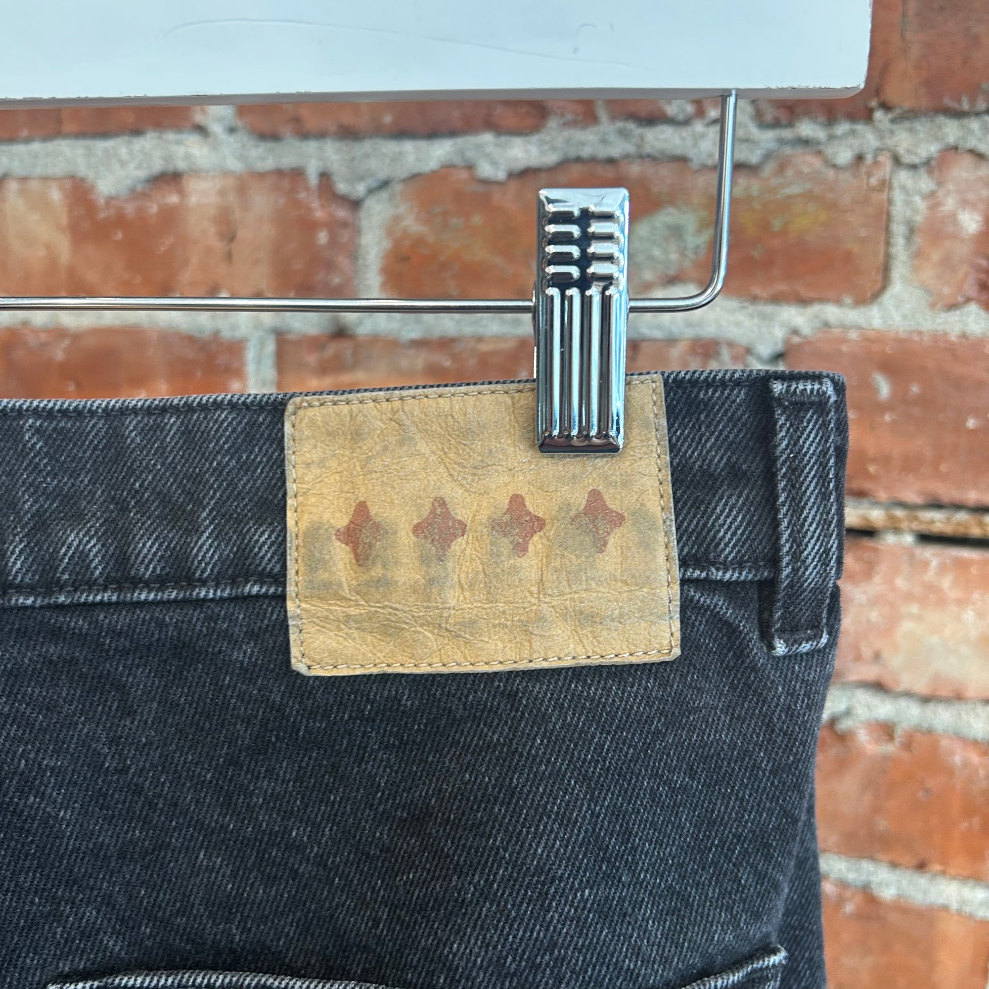 BARE KNUCKLES JAVIER WIDE LEG JEANS ‘BLACK’
