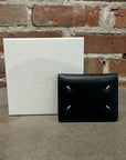 MAISON MARGIELA FOUR STITCH CARD HOLDER KEYCHAIN WALLET ‘BLACK’