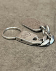 CHROME HEARTS NY DOGTAG CUBAN KEYCHAIN ‘SILVER’