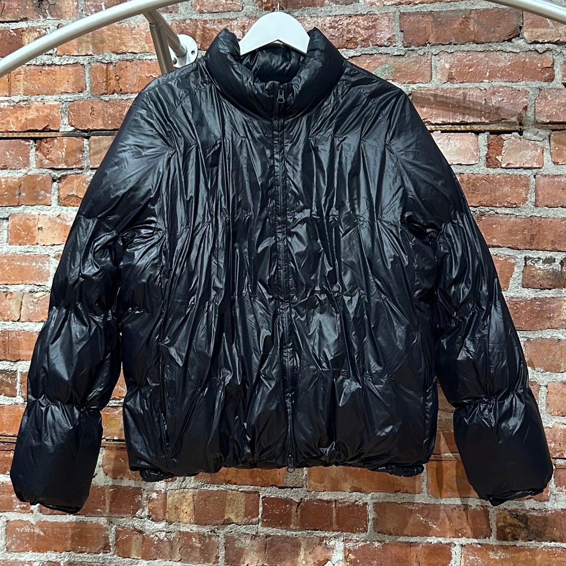POST ARCHIVE FACTION 5.1 DOWN RIGHT PUFFER JACKET ‘BLACK’