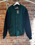 STUSSY INTERNATIONAL WOOL VARSITY JACKET ‘GREEN’