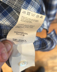 OUR LEGACY PLAID FLANNEL ‘BLUE’