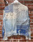 KAPITAL VINTAGE BANDANA 1ST TRUCKER JACKET ‘PALE BLUE’